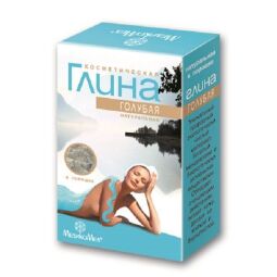 Глина голубая косметич. 100г