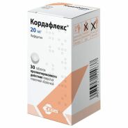 Кордафлекс таб.пролонг.п.п.о. 20мг №30