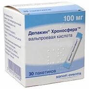 Депакин Хроносфера гран. д/приема внутрь пролонг 100мг №.30