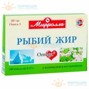 Рыбий жир мирролла капс. валериана-пустырник  №100