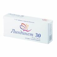 Линдинет 30 таб. п.о  №.21