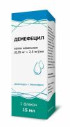 Демефецил капли наз. 0,25мг+2,5мг/мл 15мл №1