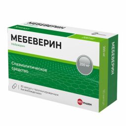 Мебеверин Велфарм капс. пролонг. высвоб. 200мг №30