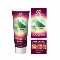 Акулий жир и имбирь крем д/тела при растяжении мышц-судорогах и онемении 75мл
