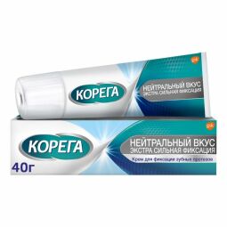 Корега крем д/фиксации зубных протезов 40г  нейтральный