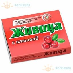 Жевательная резинка Живица таежная Клюква №5