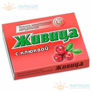 Жевательная резинка Живица таежная Клюква №5