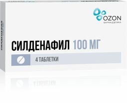 Силденафил таб. п.п.о. 100мг №4