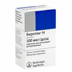 Беротек Н аэроз. д/ингал. доз. 100мкг/доза 200доз 10мл №1