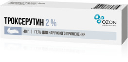 Троксерутин гель 2% 40г