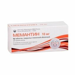 Мемантин таб. п.п.о. 10мг №90
