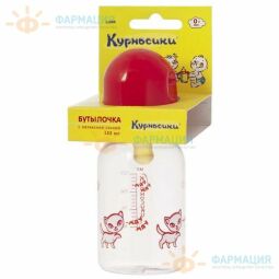 МД Курносики бутылочка 125мл соска латекс 0+мес  (11085)