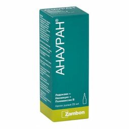 Анауран капли ушн. 25мл