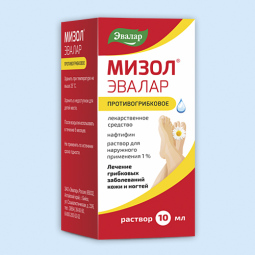 Мизол Эвалар р-р наруж. 1% 10мл №1