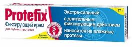 Протефикс крем фиксирующий д/зубных протезов экстра-сильный 40мл/47г