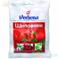 Карамель лечебная Вербена шиповник 60г