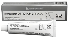 5D 5 дней крем д/стоп от пота и запаха 35г