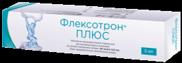 Флексотрон Плюс имплантат вязкоэластичный стер для в/сустав инъек на гиалуроната натрия 20мг/мл 3мл №1