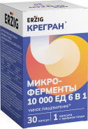Крегран микроферменты 10000ЕД 6в1 капс. №30