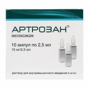Артрозан р-р в/м 6мг/мл 2,5мл №.10