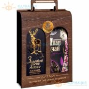 Подарочный набор бальзамов  премиум (Золотой олень 250мл, иван-чай 50г)