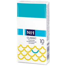 Платочки бумажные Белла N1 9х6
