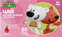 Ми-ми-мишки фиточай Профессор Травкин детский травяной шиповник 1,5г №20  (6+мес)
