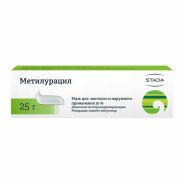 Метилурацил мазь 10% 25г №1