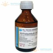 Муравьиный спирт р-р наруж. 1,4% 50мл