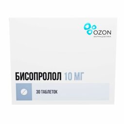 Бисопролол таб. п.п.о. 10мг №30