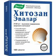 Хитозан-Эвалар таб. 500мг №100