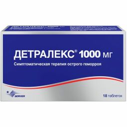 Детралекс таб. п.п.о. 1000мг  №18